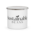 Load image into Gallery viewer, Explorer's Essential: 12oz Enamel Mug - Sustainable Beans
